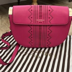 NEW Henri Bendel Fuchsia Crossbody Bag